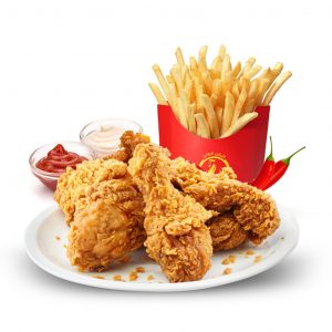 Broasted Chicken Meal Spicy